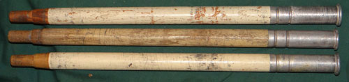 WW II Swiss Army Tent Pole & Pegs with Bag