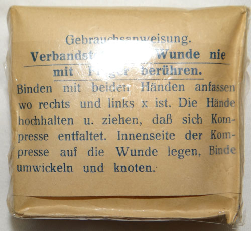 German WW II First Aide Bandage