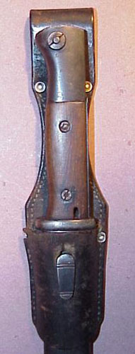 German WW II Model 98 Bayonet with Frog