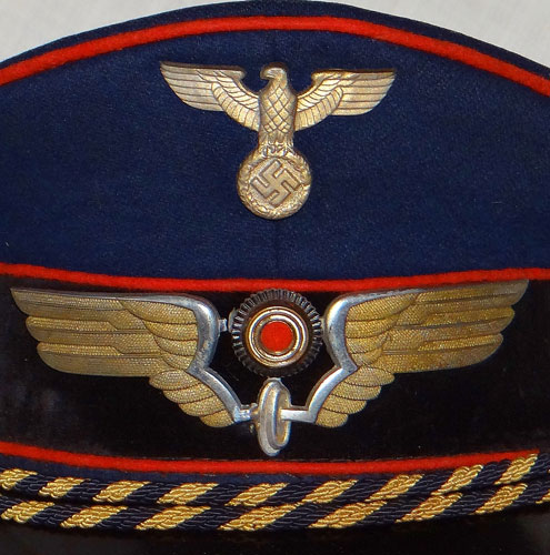 Reichsbahn Officials Visor Hat for Pay Grades 11 thru 7a