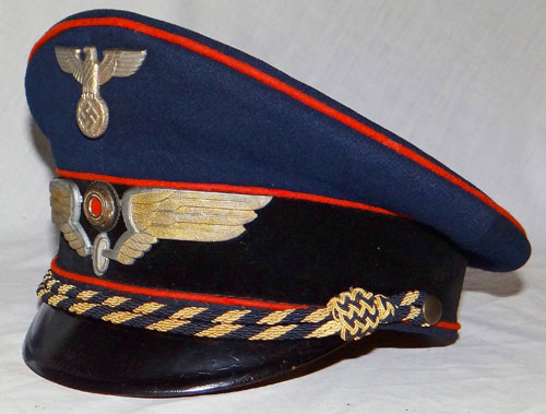 Reichsbahn Officials Visor Hat for Pay Grades 11 thru 7a