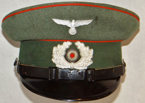 Army Unit Marked Artillery NCO/EM Visor Hat
