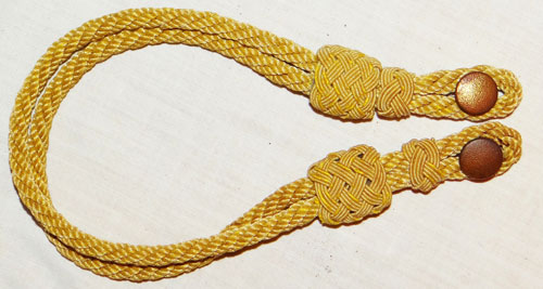 Political Leader Visor Hat CHINSTRAP with Gold Side Buttons