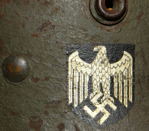 WW II M18 Army Single Decal "Transitional" Combat Helmet