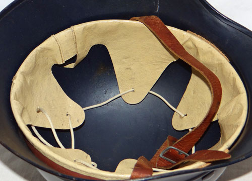 M1935 Luftschutz Beaded Helmet worn By The "SHD & LSW" Personnel