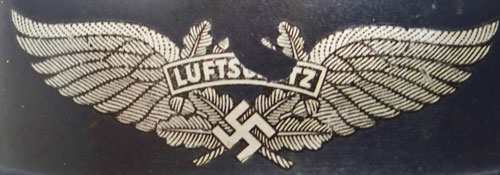 M1935 Luftschutz Beaded Helmet worn By The "SHD & LSW" Personnel