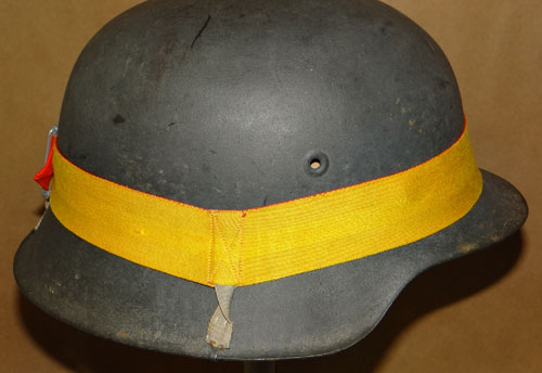 German WW II Helmet Maneuver Band