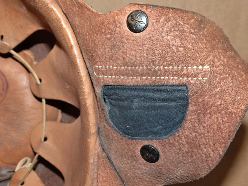 NSKK Leather Crash Helmet with 2nd Pattern Eagle