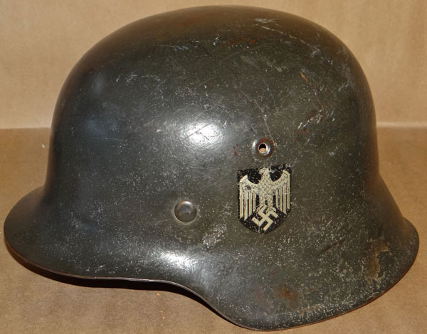 Army M42 Single Decal Combat Helmet