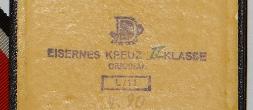 "L/11" Cased Iron Cross 2nd Class