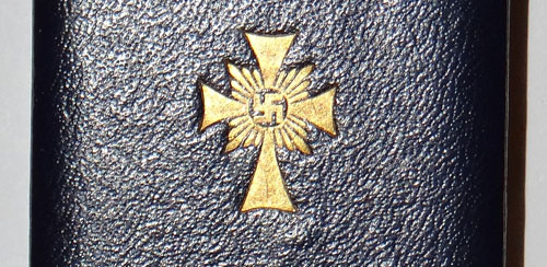Cased GOLD Mother Cross