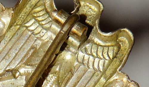 Unmarked SILVER Infantry Assault Badge