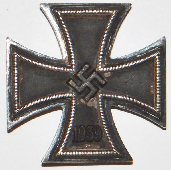 C.F. Zimmermann Marked WW II Iron Cross 1st Class