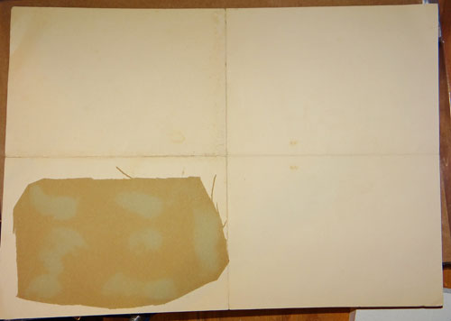 WW II German Service Award Document