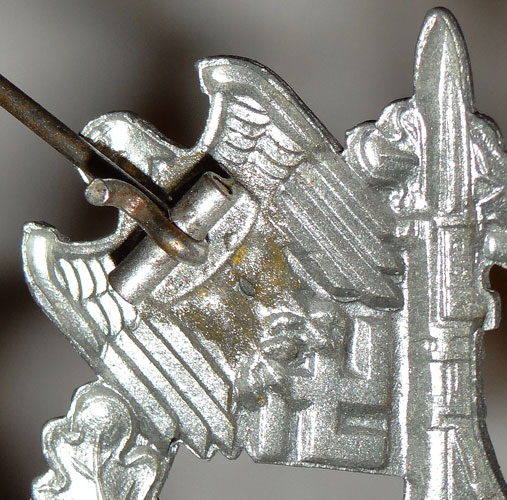 Unmarked SILVER Infantry Assault Badge
