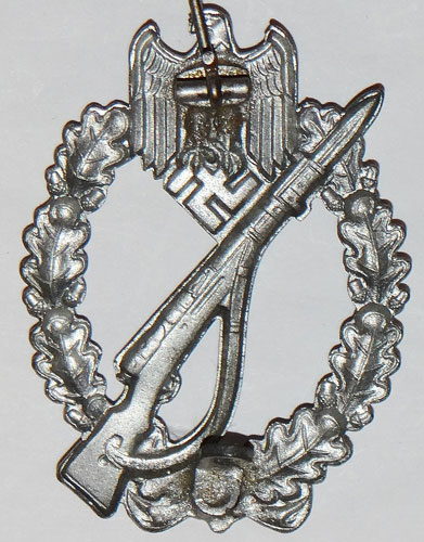 Unmarked SILVER Infantry Assault Badge