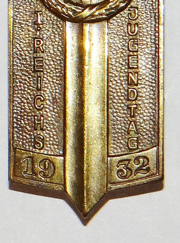 BRONZE Hitler Youth "Potsdam Badge"