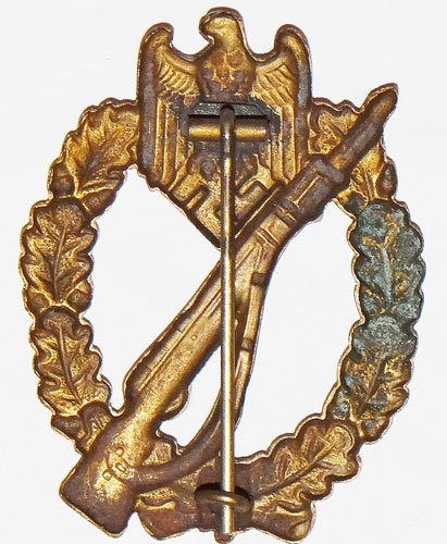 Unmarked BRONZE Infantry Assault Badge