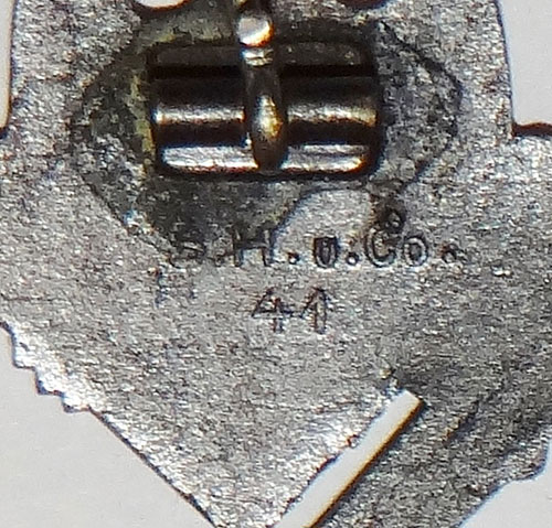 "S.H.u.Co 41" SILVER Infantry Assault Badge