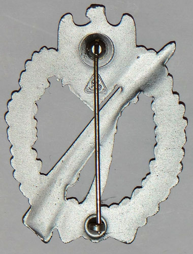 "Adolf Scholze" SILVER Infantry Assault Badge