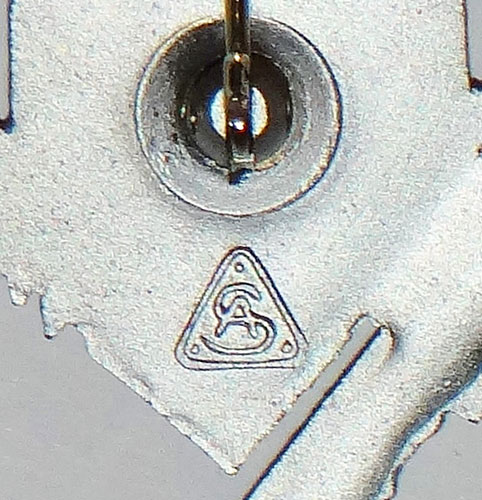 "Adolf Scholze" SILVER Infantry Assault Badge