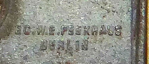 "FLL" Marked Silver Close Combat Clasp