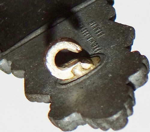 "FLL" Marked Silver Close Combat Clasp