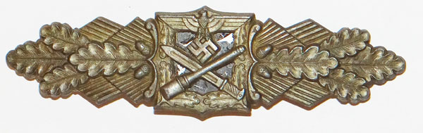 R.R.S. Maker Marked Silver Panzer Assault Badge