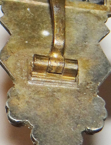 R.R.S. Maker Marked Silver Panzer Assault Badge