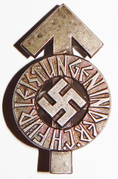 Silver Hitler Youth Proficiency "Class B" Badge