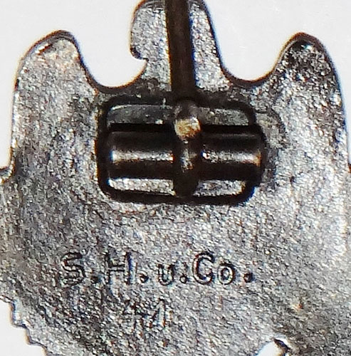 "S.H.u.Co 41" SILVER Infantry Assault Badge