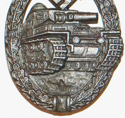 "E. Ferdinand Wiedmann" Marked Panzer Assault Badge