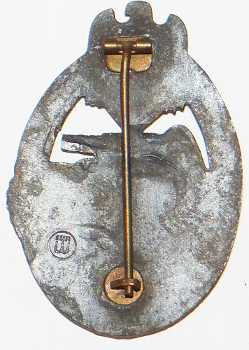 "E. Ferdinand Wiedmann" Marked Panzer Assault Badge