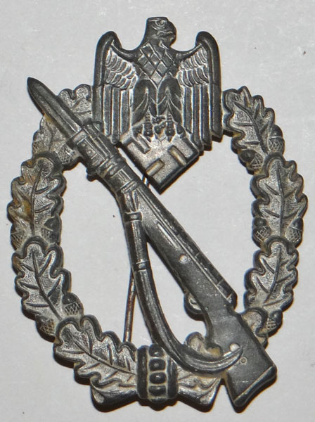 M.K. 1 Marked Silver Infantry Assault Badge