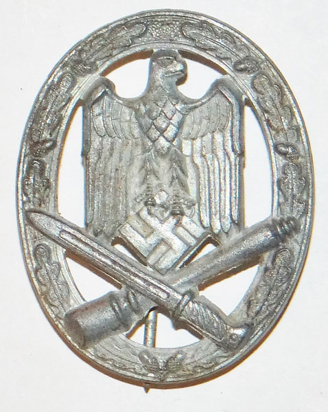 M.K. 1 Marked Silver Infantry Assault Badge