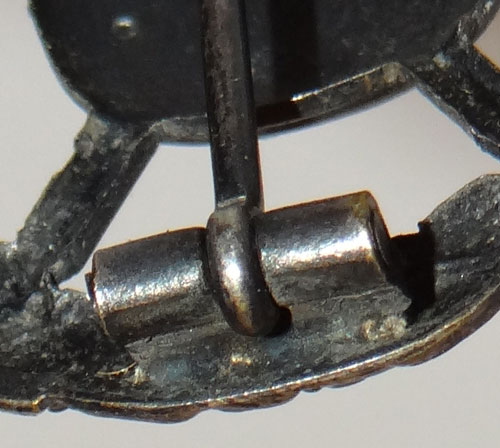 WW I "CUT OUT" Silver Wound Badge