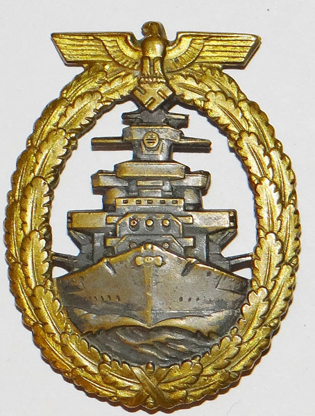 Kriegsmarine High Seas Fleet War Badge
