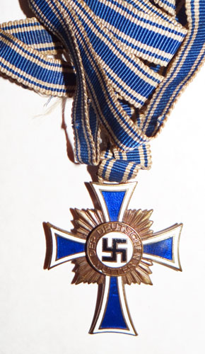Bronze Mother Cross with Award Packet