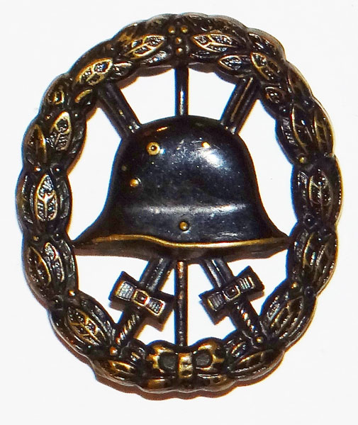 CUT OUT Pattern WW I Black Wound Badge CUT OUT Pattern WW I Black Wound Badge