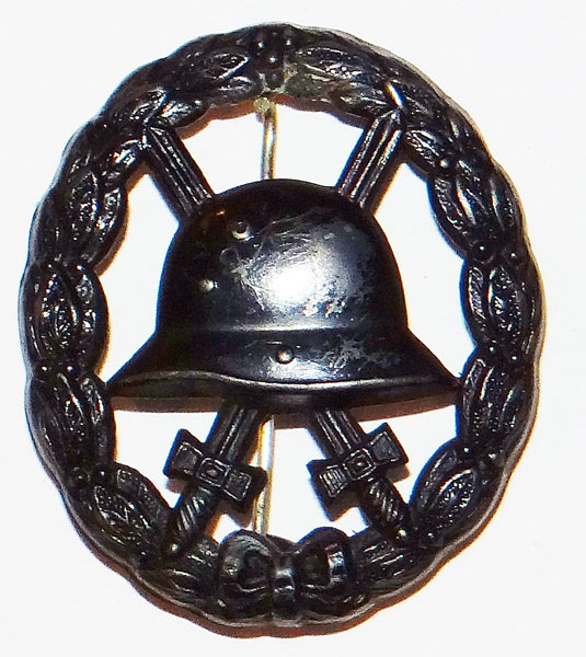 CUT OUT Pattern WW I Black Wound Badge CUT OUT Pattern WW I Black Wound Badge