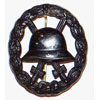 CUT OUT Pattern WW I Black Wound Badge
