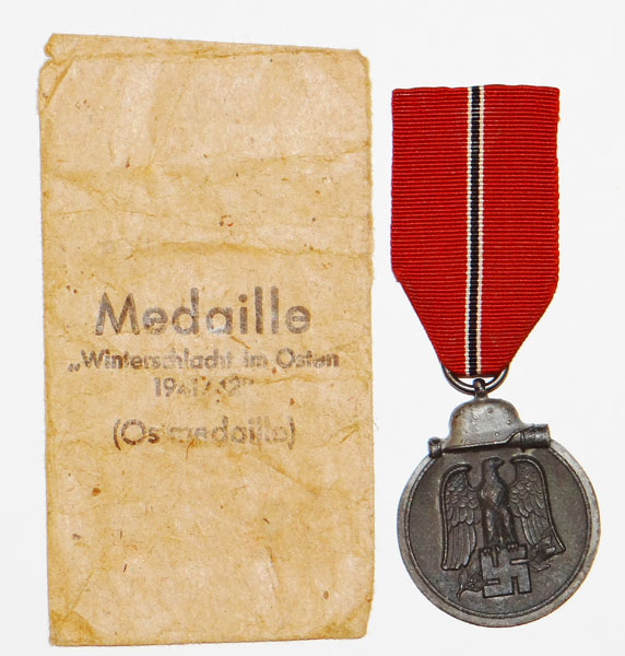 Russian Front Medal with Award Packet Russian Front Medal with Award Packet