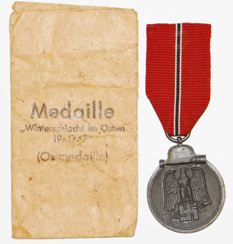 Russian Front Medal with Award Packet