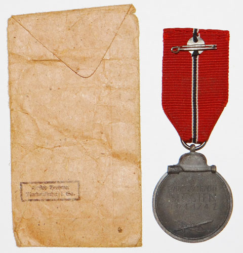 Russian Front Medal with Award Packet