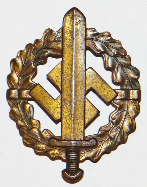 WW II "L/12" Marked SILVER Wound Badge