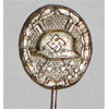 Miniature WWII SILVER Wound Badge "Stick Pin"