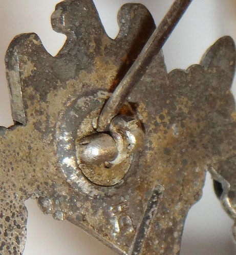 "Hermann Aurich" Marked SILVER Infantry Assault Badge