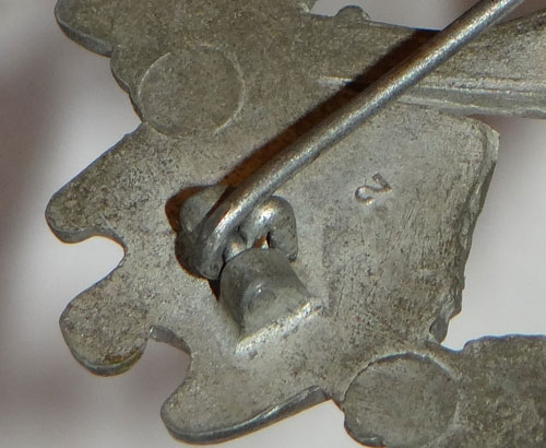 "F.W. Assmann" Marked (2) SILVER Infantry Assault Badge