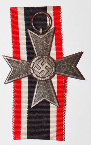 War Merit 2nd Class Cross Without Swords with Paper Award Packet