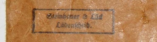 War Merit 2nd Class Cross Without Swords with Paper Award Packet